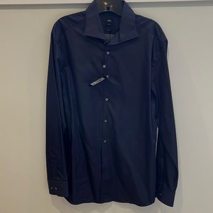 NWT HUGO Boss Tailored Long Sleeve button down